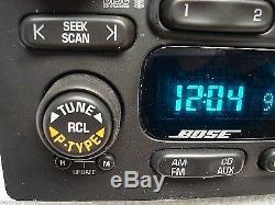 02 03 04 05 GMC CHEVY Envoy Trailblazer BOSE Radio 6 Disc Changer CD Player OEM