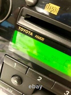 02 03 04 TOYOTA Camry JBL RDS Radio Stereo 6 Disc Changer Tape CD Player A56820