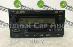 03 04 TOYOTA Rav4 4Runner Radio Stereo 6 Disc Changer Tape CD Player A56837 OEM