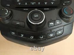 03-07 Honda ACCORD AM/FM Radio MP3 CD Player AC Climate Control 6 Disc v1 7BC0