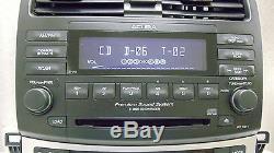 04 05 06 07 08 OEM Acura TSX Radio 6 Disc Changer CD Player 7HA0 Climate Control
