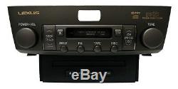 04 05 06 LEXUS LS430 Radio Stereo 6 Disc Changer Tape CD Player Navigation OEM