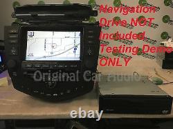 04 05 HONDA Accord Navigation GPS LCD Screen Radio 6 DIsc Changer CD Player 2CK3