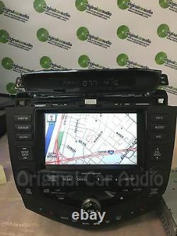 04 05 HONDA Accord Navigation GPS LCD Screen Radio 6 DIsc Changer CD Player 2CK3