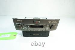 04-06 LEXUS LS430 OEM Radio Stereo 6 Disc Changer Tape CD Player Navigation 5073