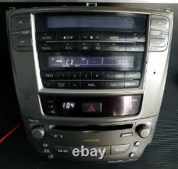 06-07-08 Lexus Is250 Is350 Radio Stereo 6 Disc CD Player Changer Climate Control