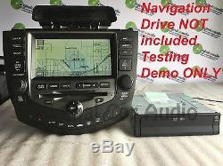 06 07 HONDA Accord GPS Navigation System XM Radio 6 Disc Changer CD Player 2GY3
