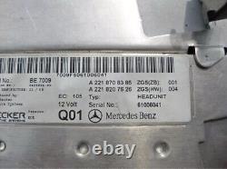 07-09 Mercedes W221 S550 S63 Navigation Command Head Unit CD A2218709587