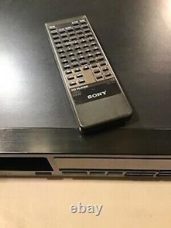 1994 Sony 10-Disc Magazine CD player CDP-C90ES Tested, Working With Remote