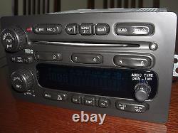 2003-07 GM GMC CHEVY OEM Factory RDS Stereo AMFM Radio 6 Disc Changer CD Player