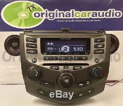 2003 2007 Honda Accord OEM Radio 6 Disc Changer CD Player 7BC1 EX LX Sedan