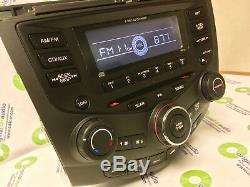 2003 HONDA Accord Coupe 2D Radio 6 Disc Changer CD Player Auto Temp 7BY0 OEM EXL