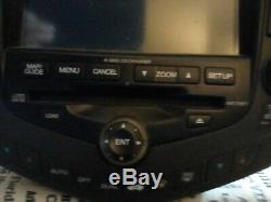 2004-2007 Honda Accord Navigation 6 Disc CD Player Radio