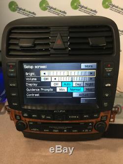 2004 ACURA TSX Navigation GPS System Radio 6 Disc Changer CD Player Display 7GB0