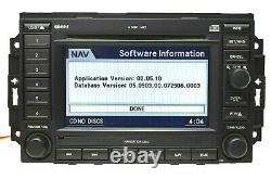 2005-07 JEEP Dodge Chrysler Navigation Radio REC 6 Disc CD Changer / P05064184AF