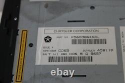2005-07 JEEP Dodge Chrysler Navigation Radio REC 6 Disc CD Changer / P56038646AL