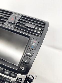 2005 Acura TSX 6 Disc CD Changer Player Navigation Screen Radio Climate Control