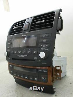 2006 Acura TSX Radio Receiver XM Satellite 6 Disc Changer CD Player 7HR0 OEM LKQ