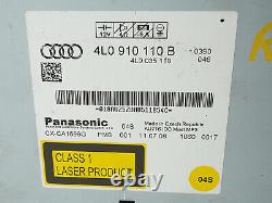 2007 2011 Audi Q7 4l CD Disc Player Changer Receiver Unit 4l0910110b Oem