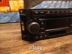 2007 DODGE CHRYSLER OEM RDS Radio 6 CD Disc Changer MP3 Player TAPE Stereo RAK