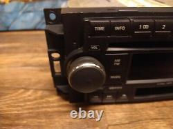 2007 DODGE CHRYSLER OEM RDS Radio 6 CD Disc Changer MP3 Player TAPE Stereo RAK