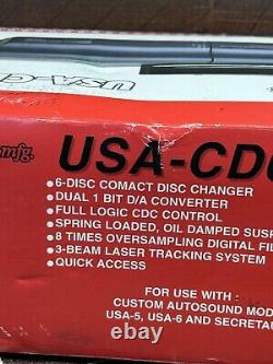 6 Comact Disc Changer Player for CUSTOM AUTOSOUND USA -CD60