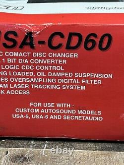 6 Comact Disc Changer Player for CUSTOM AUTOSOUND USA -CD60