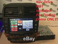 ACURA TSX Navigation GPS Display Screen Radio 6 Disc Changer CD Player 7KR0 OEM