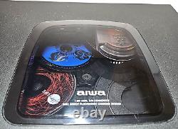 AIWA Z-VR55 Audio System Radio 5 Disc Changer Tape Player with remote. Tested