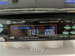 ALPINE CDM-7857 CD Player With Alpine CHM-S601 6-CD Disc Changer Tested Fully