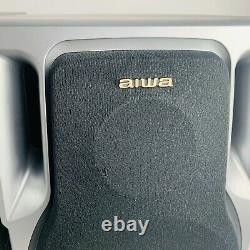 Aiwa Stereo CX-NA303U 3 CD Disc Changer Duel Cassette Player No Remote Works