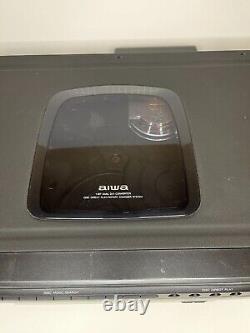 Aiwa XC-37M CD Changer 5 Compact Disc Player Hi-Fi Stereo With Remote TESTED WORKS