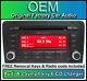 Audi A3 CD player radio stereo 6 DISC CD changer with code and removal keys