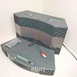 Bose Acoustic Wave Music System 2 II CD Player AM/FM Multi Disc-Changer/Remotes