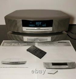 Bose Wave AWRCC1 Music System Radio CD Player, 3-Disc Changer, Remote, Manuals