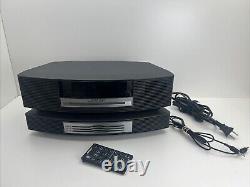 Bose Wave Music System AM/FM CD with3 Disc Multi Cd Changer & Remote Control Read