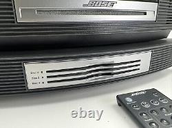 Bose Wave Music System AM/FM CD with3 Disc Multi Cd Changer & Remote Control Read