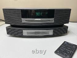 Bose Wave Music System III CD Player Radio Alarm Clock with 3 Disc Changer READ