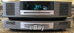 Bose Wave Music System Stereo AM/FM/CD Player AWRCC1 +3-Disc CD Changer & Remote