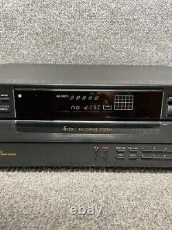 CD Player Sony CDP-C445 Compact 5 Disc Changer 120V 60Hz 14W in Black