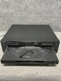 CD Player Sony CDP-C445 Compact 5 Disc Changer 120V 60Hz 14W in Black