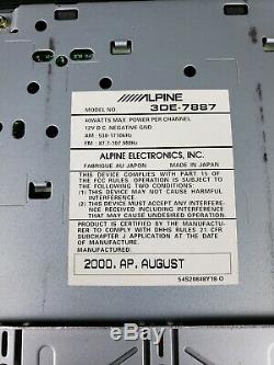 CLASSIC! Alpine 3 Disc Shuttle In-Dash CD Changer Player Receiver 3DE-7887