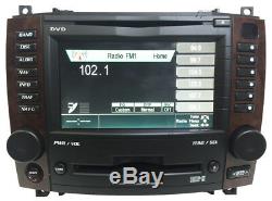 Cadillac CTS Navigation BOSE Radio DVD 6 Disc Changer MP3 CD Player Black Trim