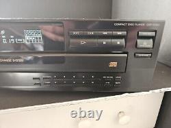 Clean Tested Sony CDP-C365 5-Disc Changer CD Player 1995 Vintage With Remote RCA