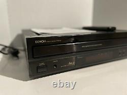DENON DCM-30 5-Disc CD Changer Carousel Player with REMOTE, Manual, Cables TESTED