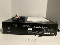DENON DCM-30 5-Disc CD Changer Carousel Player with REMOTE, Manual, Cables TESTED