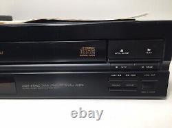 Denon DCM-320 CD Player 5 Disc Changer WithRemote & User Manual. Tested Complete