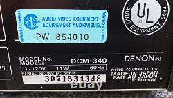 Denon DCM-340 5-Disc CD Auto Changer with Remote Tested, Works