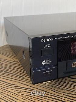 Denon DCM-555II Stereo CD Player PCM Audio Technology 6 Disc Auto Changer WORKS