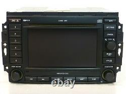 Dodge Jeep Chrysler Oem Gps Navigation Radio 6 CD DVD Mp3 Player Unit Receiver